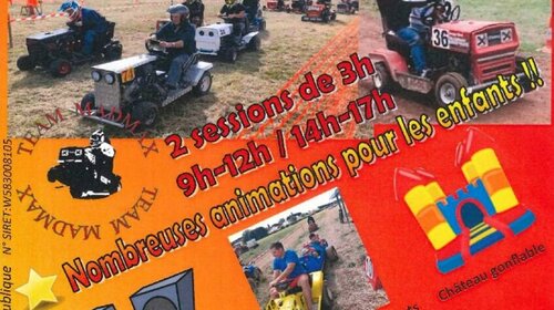 course tracteur tondeuse 