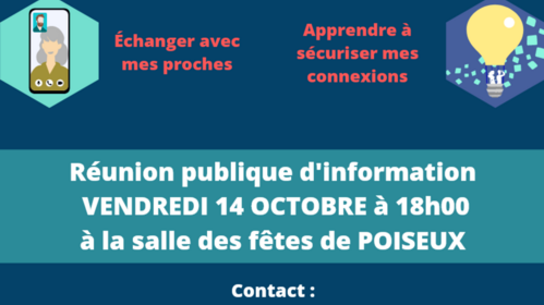 réunion publique pour ateliers informatiques