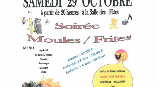 Soirée Moules/Frites